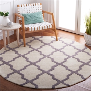 Safavieh Cambridge Ivory Transitional Rug - Round 8'