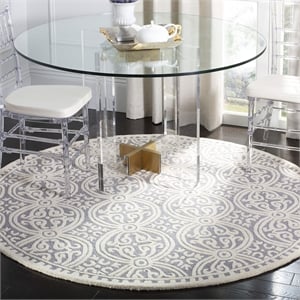 Safavieh Cambridge Silver Transitional Rug - Round 8'