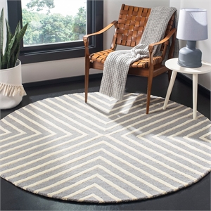 Safavieh Cambridge Silver Transitional Rug - Round 8'