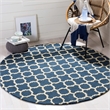 Safavieh Cambridge Navy Transitional Rug - Round 6'