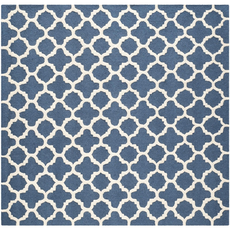 Safavieh Cambridge Navy Transitional Rug - Square 6'
