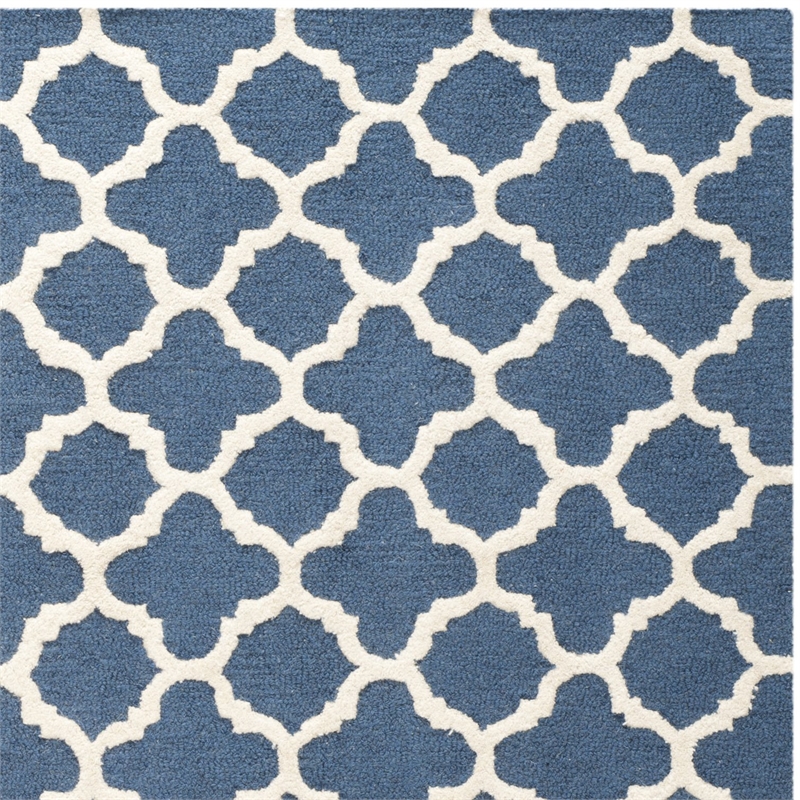 Safavieh Cambridge Navy Transitional Rug - Square 6'