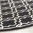 Safavieh Cambridge Black Transitional Rug - Round 6'