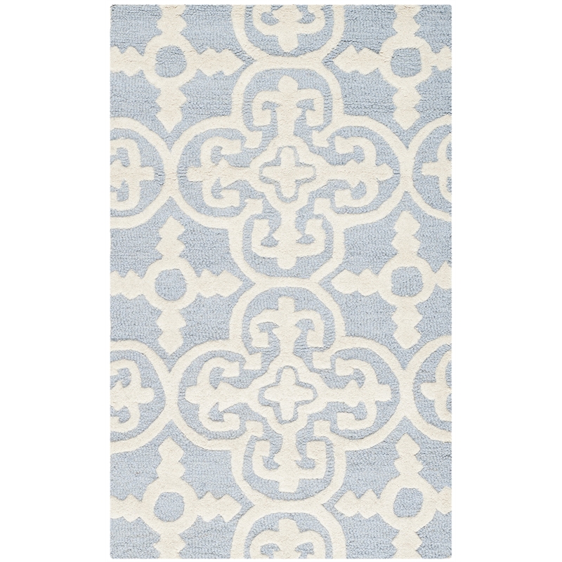 Safavieh Cambridge Light Blue Transitional Rug - Runner 2'6