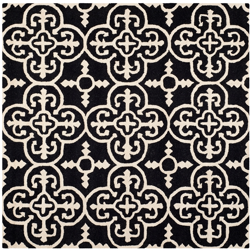 Safavieh Cambridge Black Transitional Rug - Square 6'