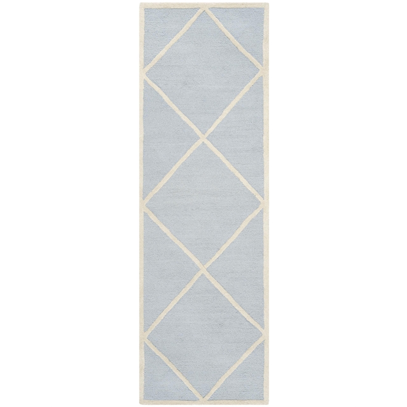 Safavieh Cambridge Light Blue Transitional Rug - Runner 2'6