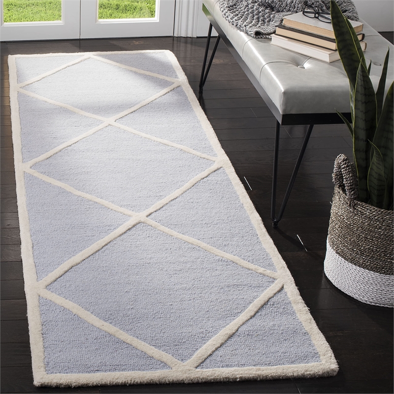 Safavieh Cambridge Light Blue Transitional Rug - Runner 2'6