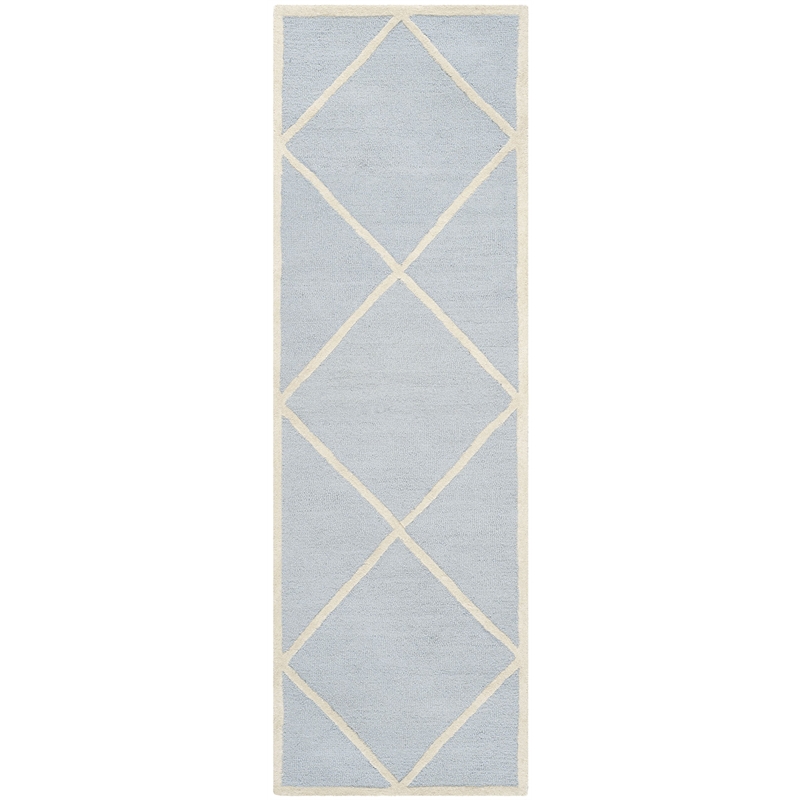 Safavieh Cambridge Light Blue Transitional Rug - Runner 2'6