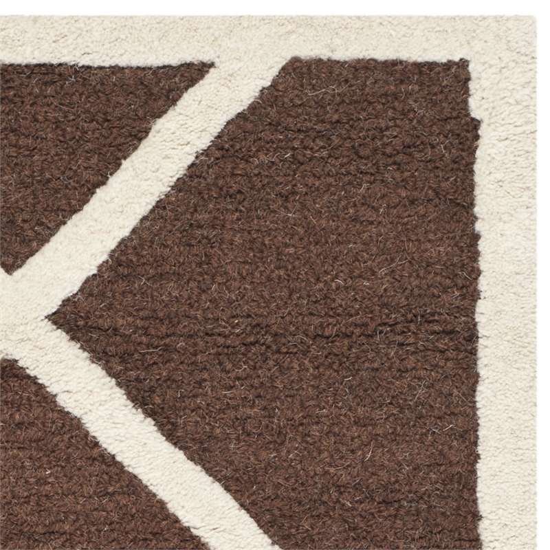 Safavieh Cambridge Dark Brown Transitional Rug - 2' x 3'