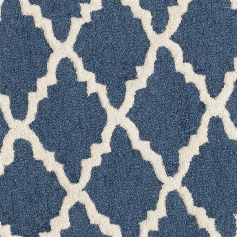 Safavieh Cambridge Navy Transitional Rug - Round 4'