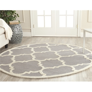 Safavieh Cambridge Silver Transitional Rug - Round 8'