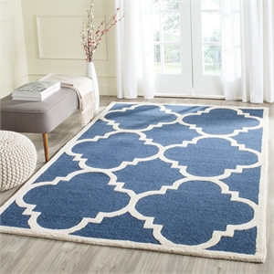 Safavieh Cambridge Navy Transitional Rug - Square 6'