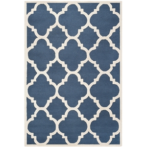 Safavieh Cambridge Navy Transitional Rug - Square 8'
