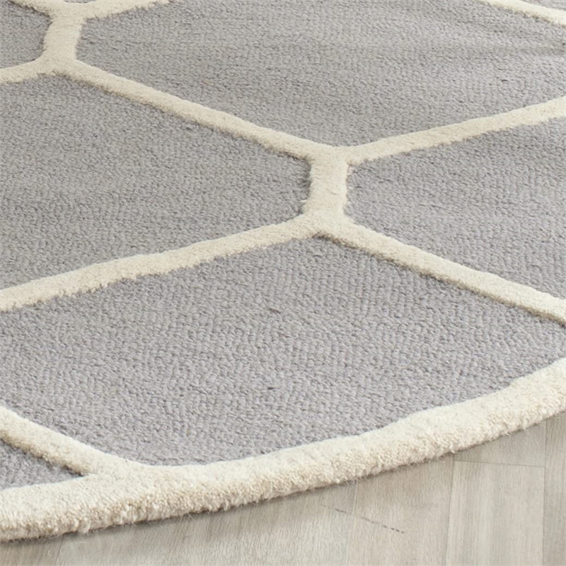 Safavieh Cambridge Silver Transitional Rug - Round 6'