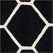 Safavieh Cambridge Black Transitional Rug - Round 6'