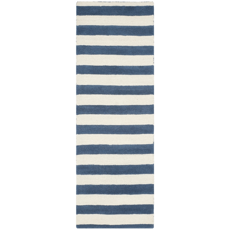 Safavieh Cambridge Navy Transitional Rug - Runner 2'6