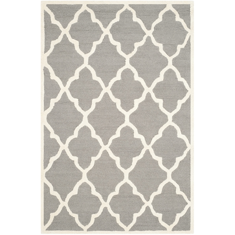 Safavieh Cambridge Dark Grey Transitional Rug - 4' x 6'