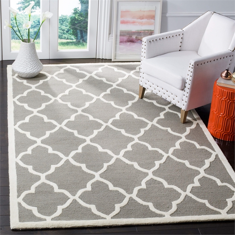 Safavieh Cambridge Dark Grey Transitional Rug - 5' x 8'