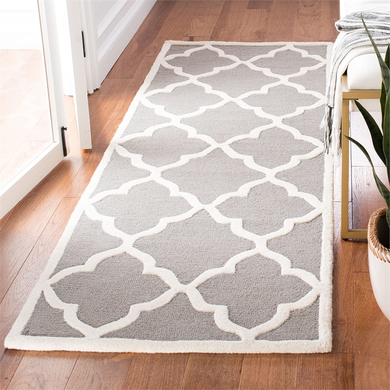 Safavieh Cambridge Dark Grey Transitional Rug - Runner 2'6