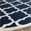 Safavieh Cambridge Navy Transitional Rug - Round 6'