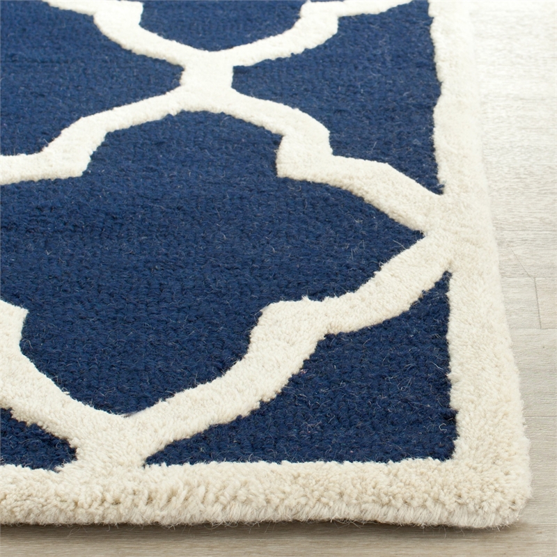 Safavieh Cambridge Navy Transitional Rug - Runner 2'6