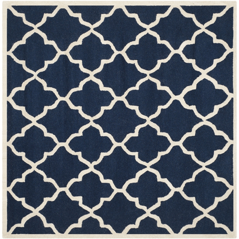 Safavieh Cambridge Navy Transitional Rug - Square 6'