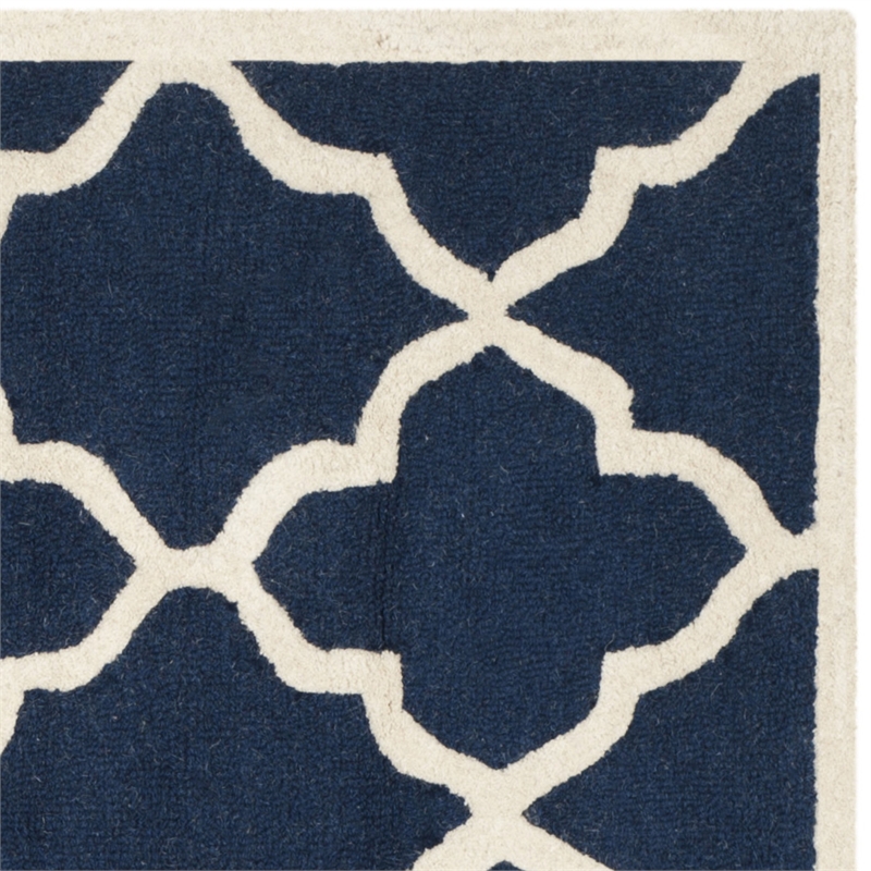Safavieh Cambridge Navy Transitional Rug - Square 6'