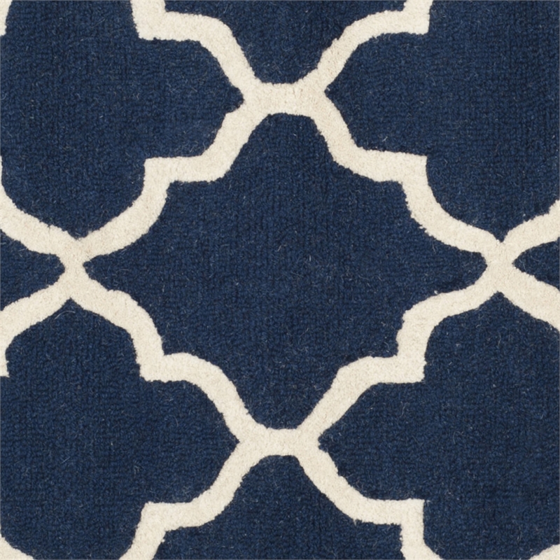 Safavieh Cambridge Navy Transitional Rug - Square 6'