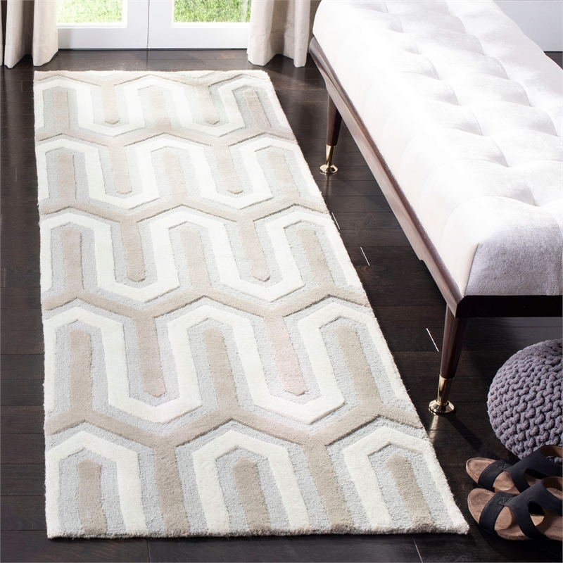 Safavieh Cambridge Light Blue Transitional Rug - Runner 2'6