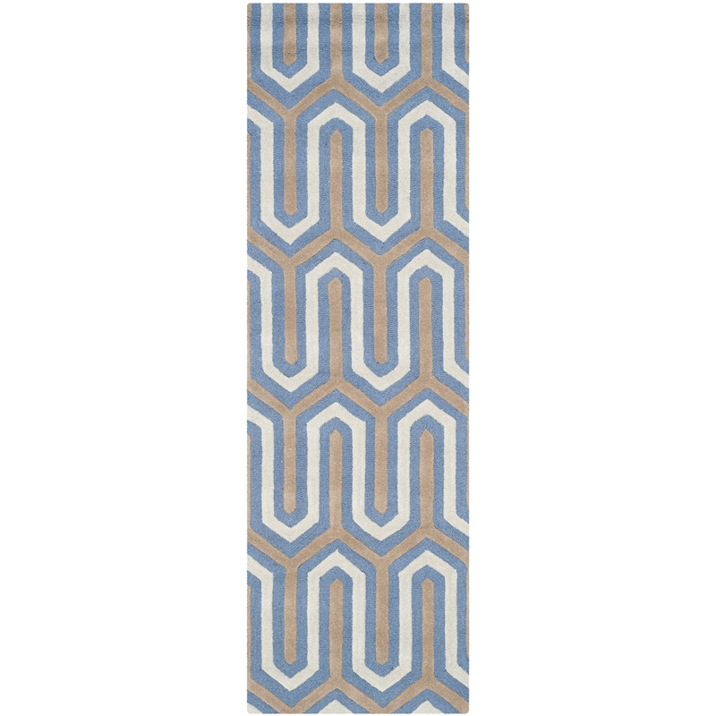 Safavieh Cambridge Navy Transitional Rug - Runner 2'6