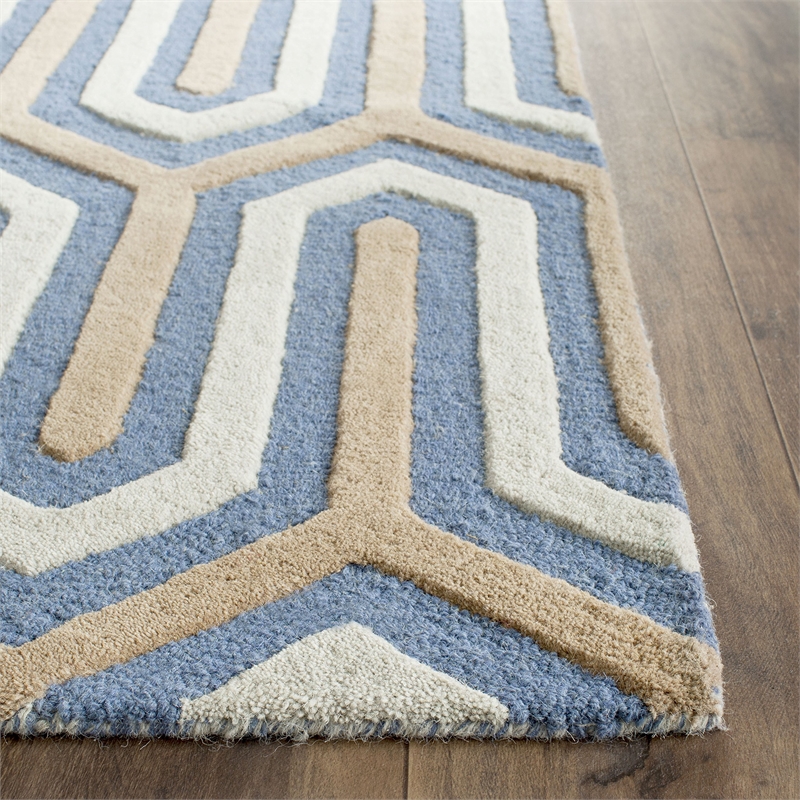 Safavieh Cambridge Navy Transitional Rug - Runner 2'6