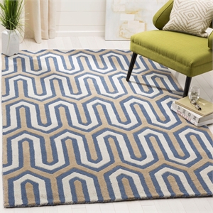 Safavieh Cambridge Navy Transitional Rug - Square 6'