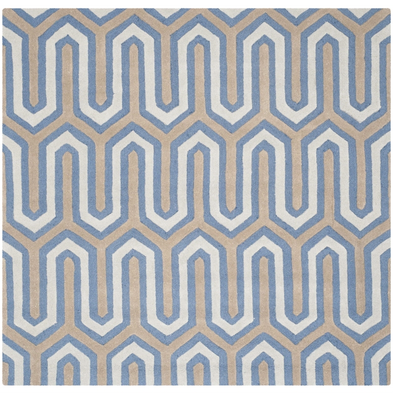 Safavieh Cambridge Navy Transitional Rug - Square 6'