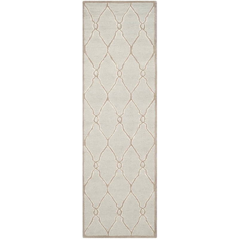 Safavieh Cambridge Light Grey Transitional Rug - Runner 2'6
