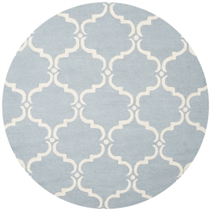 Safavieh Cambridge Blue Transitional Rug - Round 8'