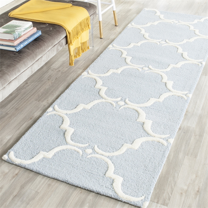 Safavieh Cambridge Blue Transitional Rug - Runner 2'6