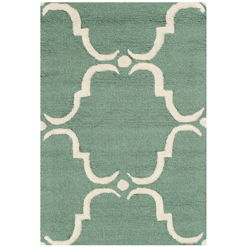 Safavieh Cambridge Teal Transitional Rug - 2' x 3'