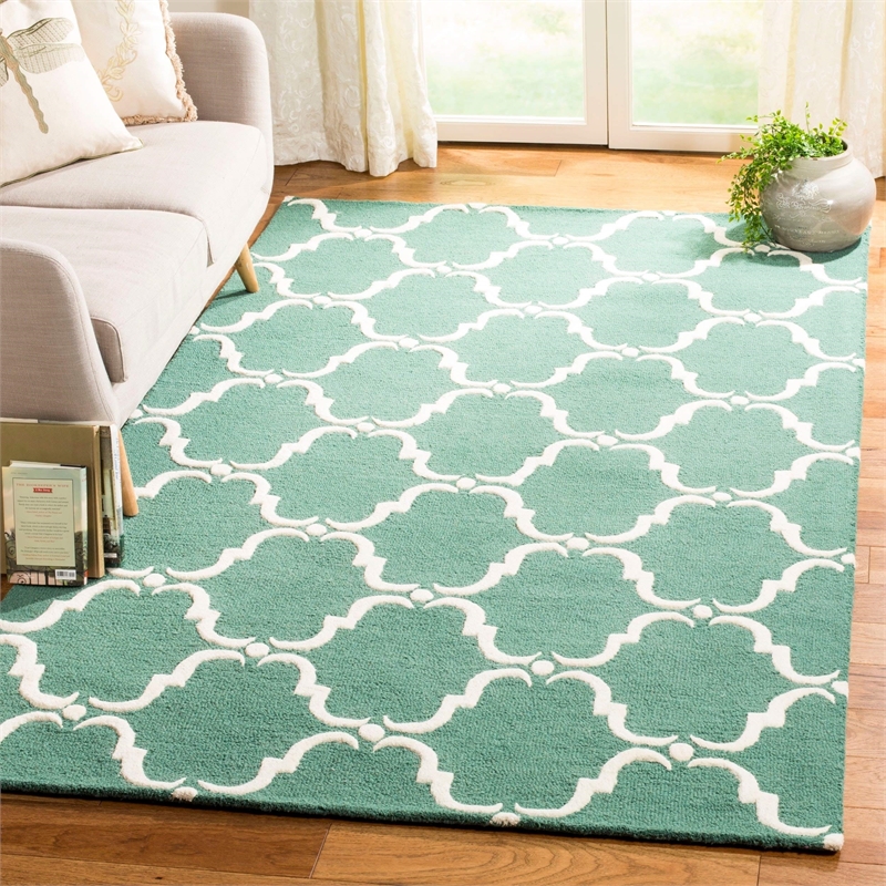 Safavieh Cambridge Teal Transitional Rug - 4' x 6'