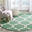 Safavieh Cambridge Teal Transitional Rug - Round 6'