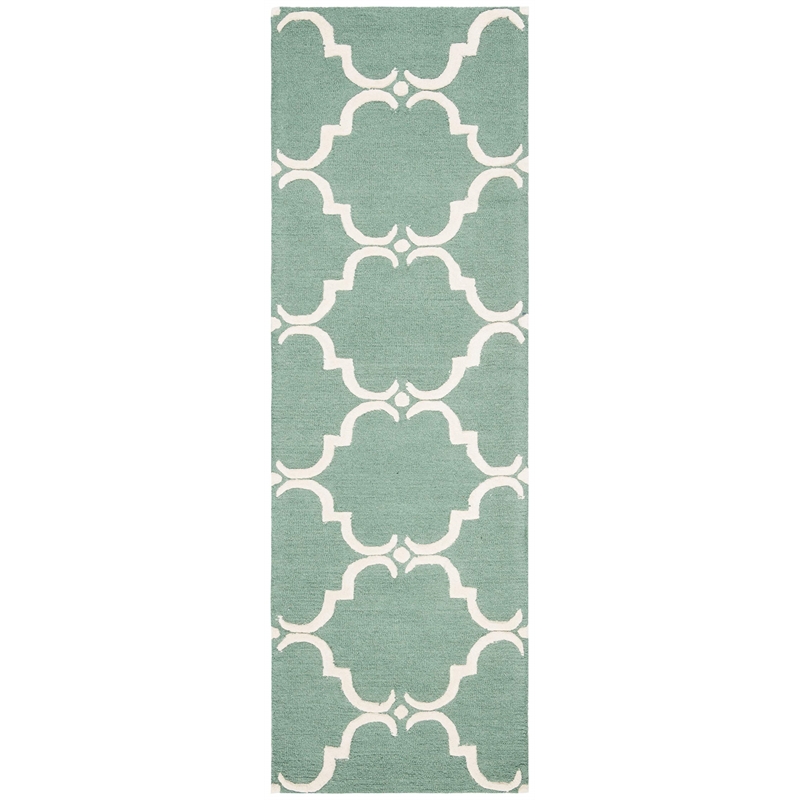 Safavieh Cambridge Teal Transitional Rug - Runner 2'6
