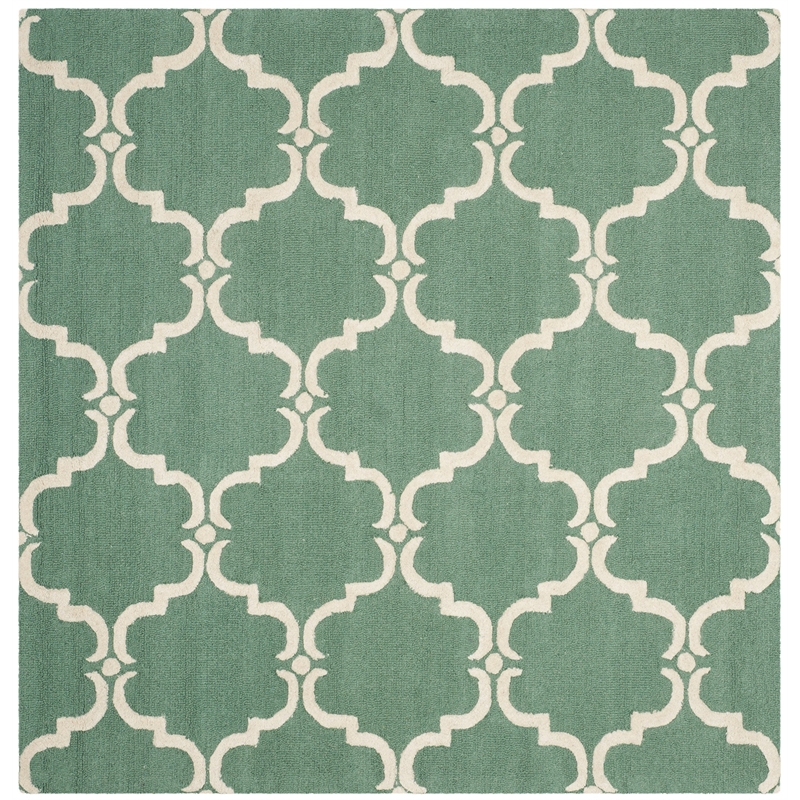 Safavieh Cambridge Teal Transitional Rug - Square 6'