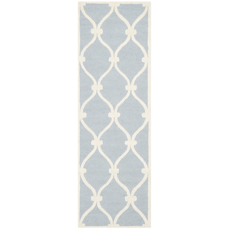 Safavieh Cambridge Blue Transitional Rug - Runner 2'6