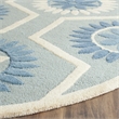 Safavieh Cambridge Blue Transitional Rug - Round 6'
