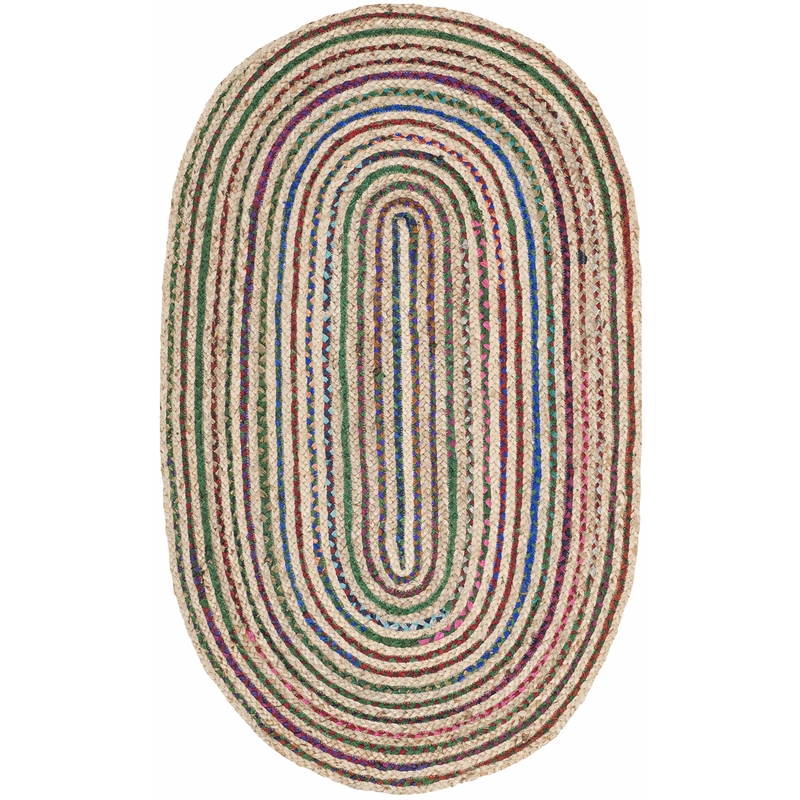 Safavieh Cape Cod Natural Contemporary Rug - Oval 3' x 5'