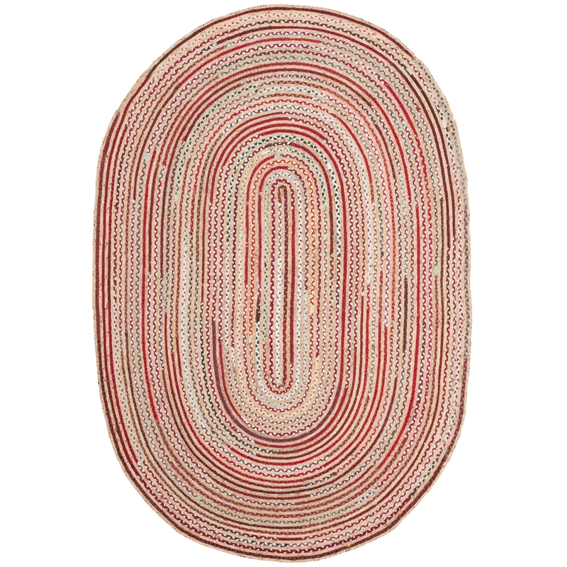 Safavieh Cape Cod Natural Contemporary Rug - Oval 4' x 6'