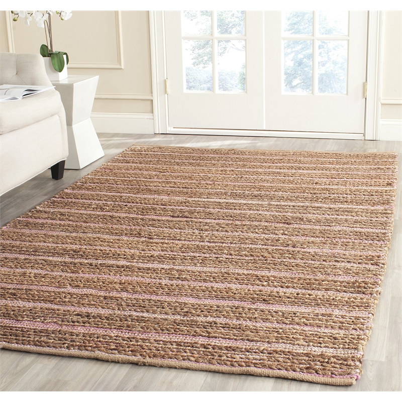 Safavieh Cape Cod Light Pink Contemporary Rug - 8' x 10'
