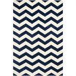 Safavieh Chatham 5' X 8' Wool Hand Tufted Rug in Navy / Ivory