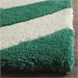 Safavieh Chatham 8' X 10' Wool Hand Tufted Rug in Teal / Ivory
