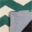 Safavieh Chatham 8' X 10' Wool Hand Tufted Rug in Teal / Ivory