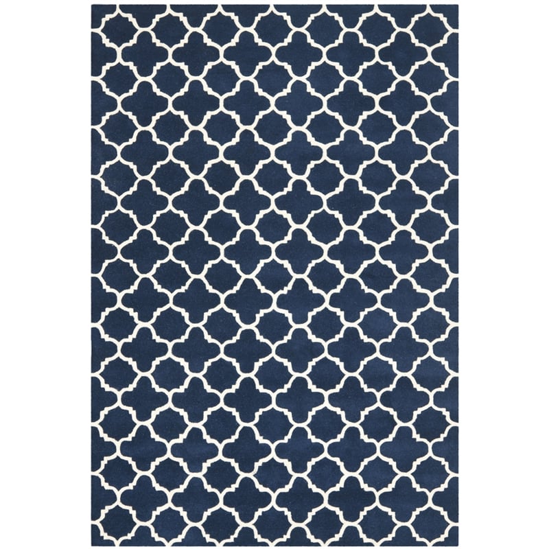 Safavieh Chatham Dark Blue Contemporary Rug - 6' x 9'